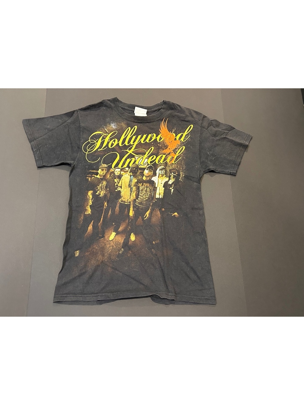 Vintage Hollywood Undead Graphic T-Shirt Heavyweight Black